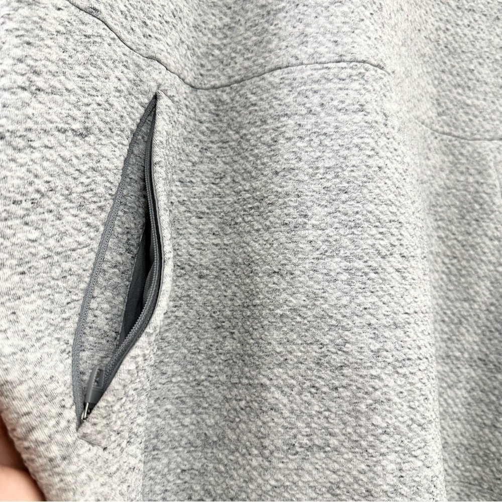 Lululemon At Ease Hoodie Heathered Melody Light Grey / Black - Picture 9 of 16